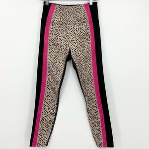 Nanette Lepore Cheetah Stripe Athletic Leggings